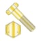 Newport Fasteners Grade 5, 5/8"-11 Hex Head Cap Screw, Zinc Yellow Steel, 1-1/2 in L, 25 PK 178947-25 - alternate 1